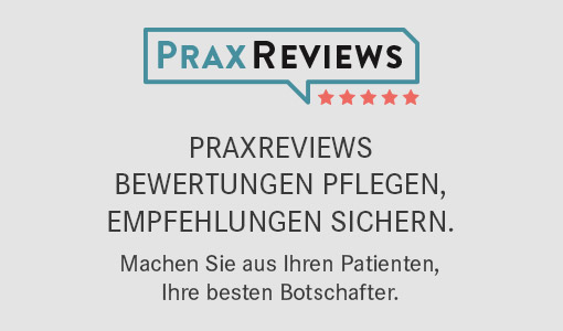 PraxReviews - Bewertungen pflegen. Empfehlungen sichern.